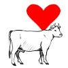I Love Beef (Handdrawn)