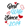 Jubiläums-Trauzeugin seit 2014 Hochzeit