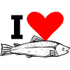 I Love Fish (Handdrawn)