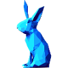 Lapin bleu