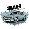 Swedish Classic Car // Illustration
