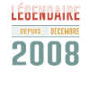 Légendaire Depuis Décembre 2008 Anniversaire