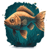 Deep Sea Fish Illustration