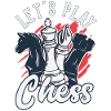 Chess Player Pieces Chess Mat
