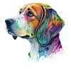Beagle Hundemotiv