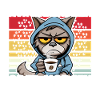 Katze Kaffee Morgenmenschen