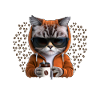 Katze Kaffee Morgenmenschen