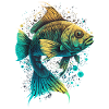 Fischkunst Illustration