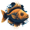 Brauner Fisch