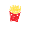 It's Fri-Yay Fries Eater Foodie Potato Lover
