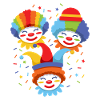 Carnival Carnival Clown Costume