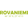 Rovaniemi - Finlande - Coordonnées - Longitude