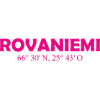 Rovaniemi - Finlande - Coordonnées - Longitude