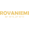 Rovaniemi - Finlande - Coordonnées - Longitude