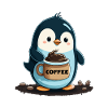 Penguin Coffee Coffee Cup Sweet