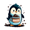 Penguin Coffee Coffee Cup Sweet