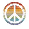 Peace Symbol Retro