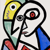 Cubisme Style Mozaik #006