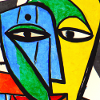 Cubism Style Mozaik #004