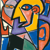 Cubism Style Mozaik #001