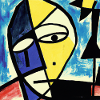 Cubism Style Mozaik #002