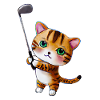 Chat de golf