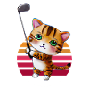 Chat de golf