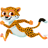 Cheetah rennt