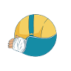 Broken arms, not humerus, elbows,