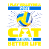 Volleyball Volleyball Player Cat