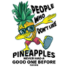 dabbing pineapple
