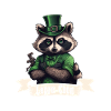 Lepre-Coon Raccoon St. Patty