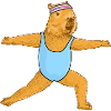 Capybara Yoga Gymnastics Suit