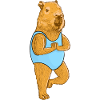Capybara Yoga meditation