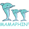 Schwanger werdene Mutter Zwillinge Delfin