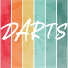 Sjov Vintage Retro Darts Skjorte Dartbræt DART