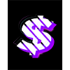 Cash Black Purple