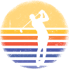 Sport Retro Sunset Golf