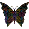 Bunter Schmetterling