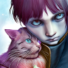 Kid with cat