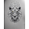 Drawing of a lion