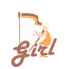 Harpe Fille Harfe