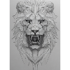 Sketch of a lion