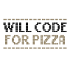 Computercodierung codiert für Pizza-Programmierer