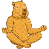 Capybara Yoga Übung