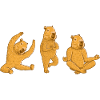 Capybara yoga exercises