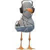 Faule Möwe