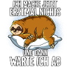 Langschläfer Faultier Müde Schlaf