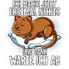 Langschläfer Quokka Müde Schlaf