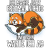 Langschläfer Roter Panda Müde Schlaf